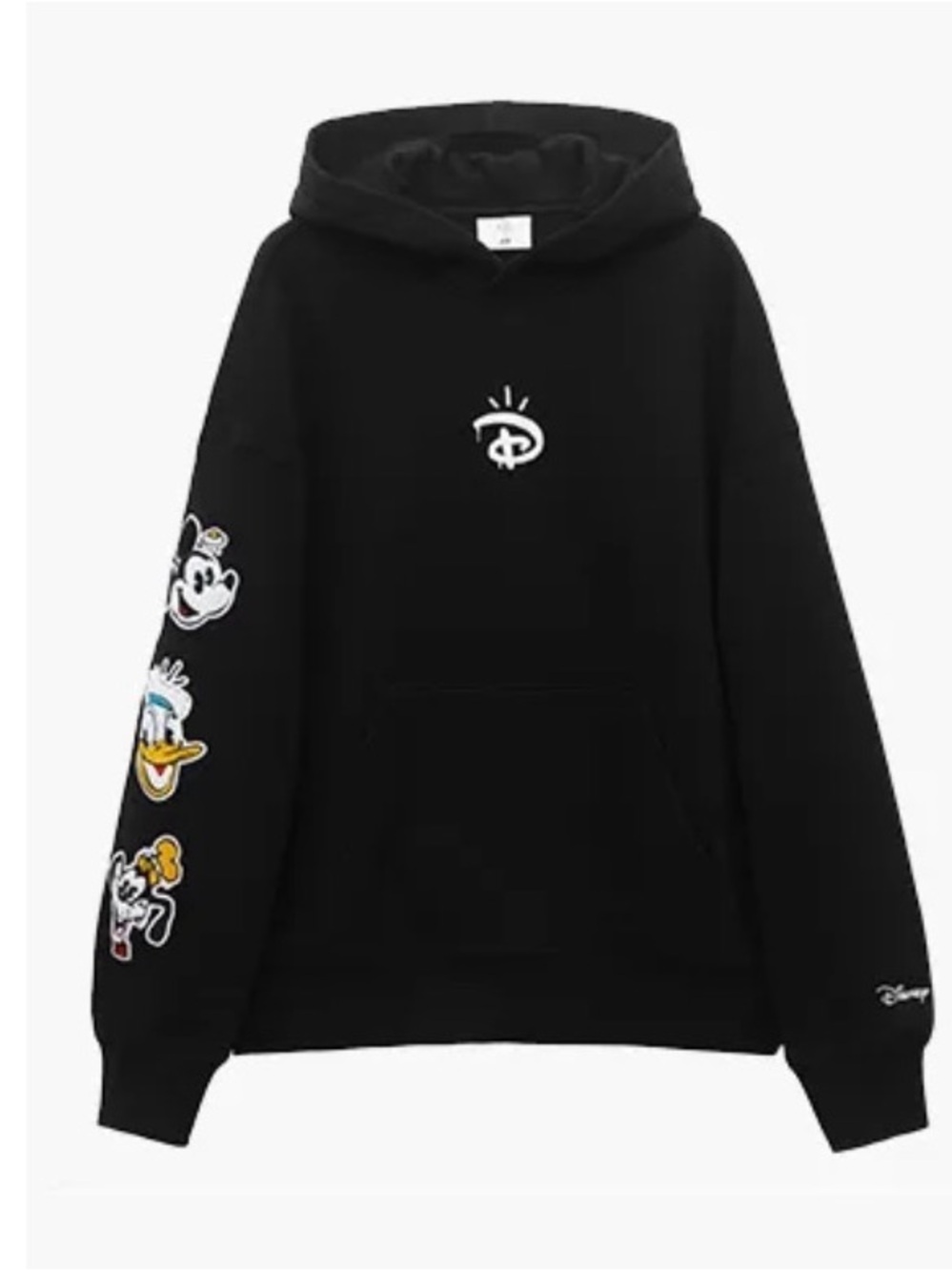 H&M X DISNEY 100 - Mens - Hoodie - Large - Black